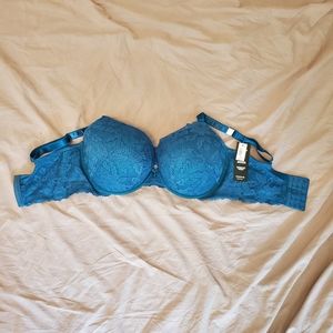 Torrid Teal Push Up Bra